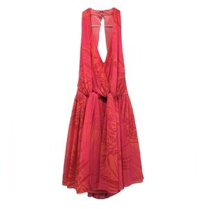 Armani Exchange Pink and Orange Dress 8